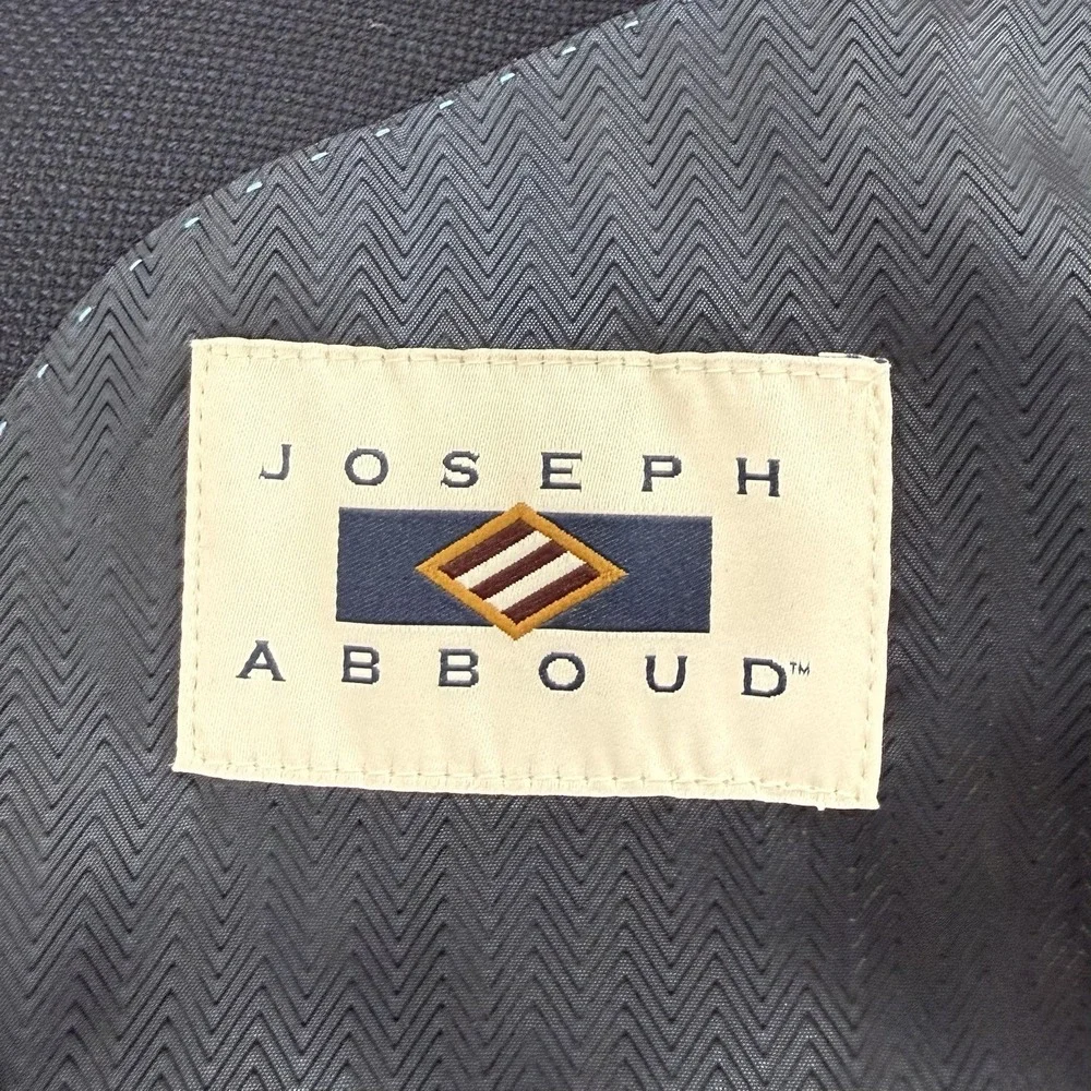 Joseph Abboud Blazer Men's 48L Navy Reda Super 110s 100% Wool Heritage Dual Vent